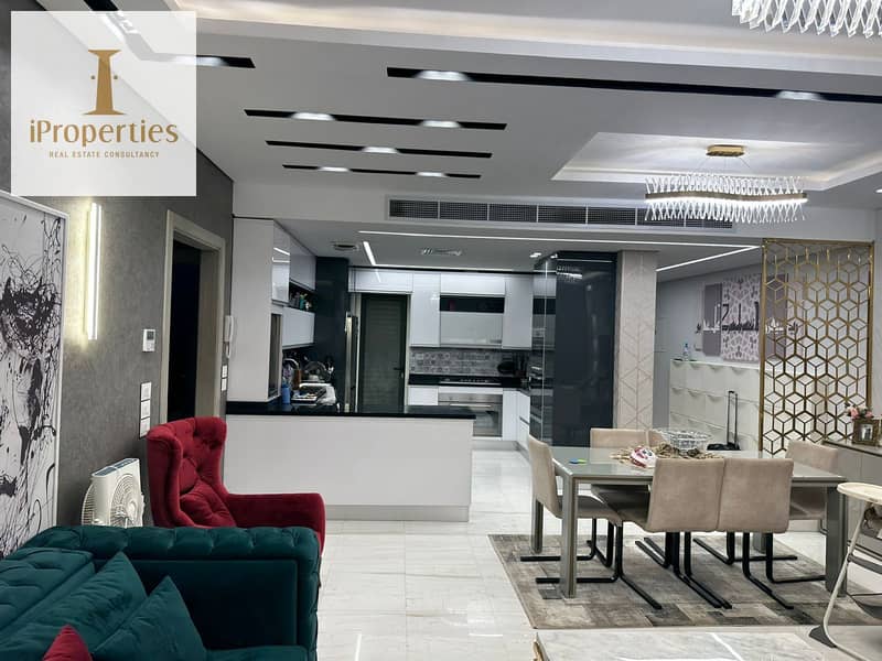 شقة للبيع تشطيب كامل في ليك فيو ريزيدنس – التجمع الخامس - مطبخ و تكيفات - بجوار فيليت - القاهره الجديده 0