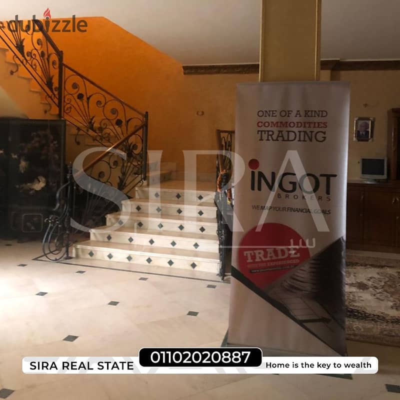 يلا دوبليكس مفروش للايجار ٣٠٠م  - القاهره - ٦ اكتوبر الحي الرابع خلف مسجد راغب  - فيو جاردن 0