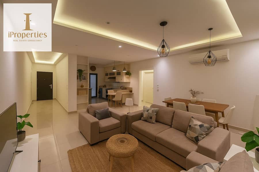 بالفرش و الاجهزه - شقة  للايجار في ليك فيو ريزيدنس – التجمع الخامس  - بجوار فيليت - القاهره الجديده 0