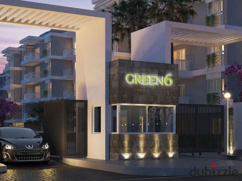 شقة استلام فوري مساحة كبيرة لقطة بجوار ماونتن فيو و Sodic في Green 6 0