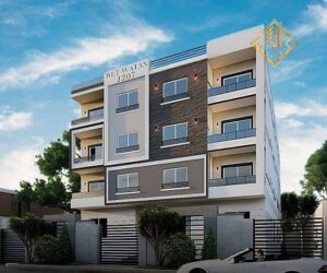 6,065,000 ج.م شقه للبيع برايم لوكيشن في بيت الوطن فيو مميز علي الشارع الرئيسي