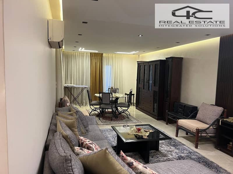 شقة للايبجار 3 غرف تشطيب الترا سوبر لوكس بالتكييفات و الفرش في ماونتن فيو اي سيتي التجمع الخامس القاهرة الجديدة بجوار ميفيدا و هايد بارك 0