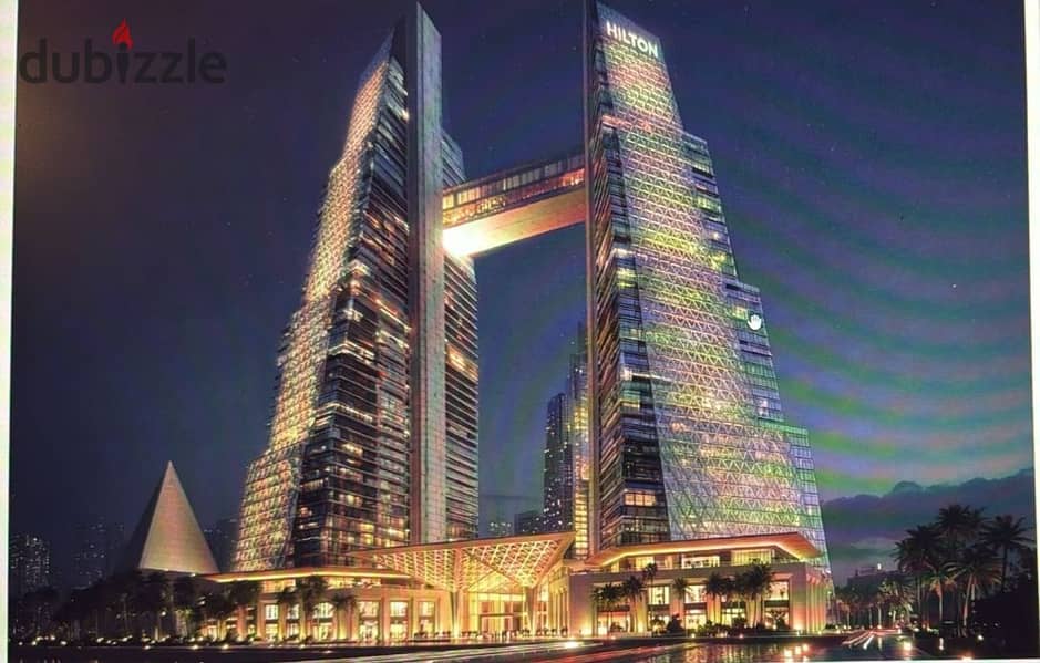 شقة فندقية 40 متر  للبيع فى هيلتون طريق الفيوم مباشرة متشطبة بالكامل بالفرش و التكييفات و على  فيو الاهرامات بالتقسيط 10% على 10 سنوات 0