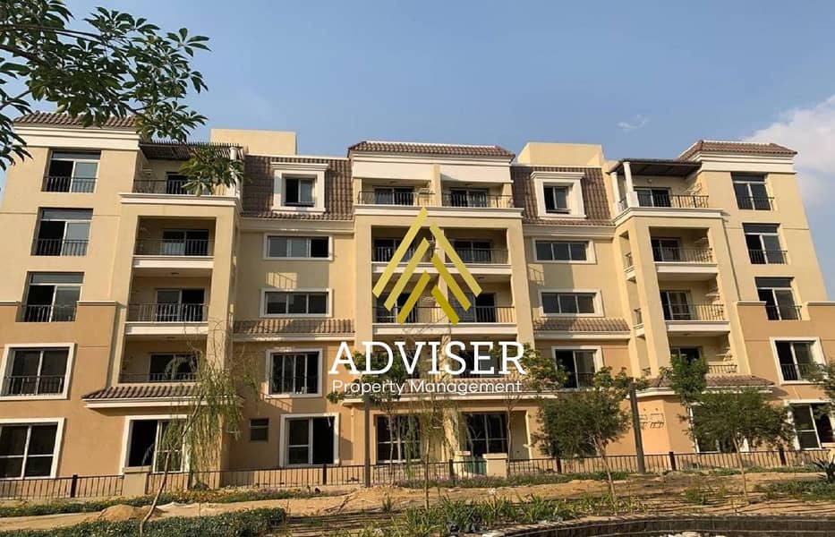 شقة استلام فوري للبيع بأقل سعر في كمبوند سراي في المستقبل سيتي - قسط لقطة 0