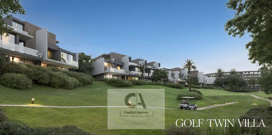 شقه للبيع في التجمع السادس بقسط علي 15 سنه بالقرب من الجامعه الامريكيه في كمبوند جولف تاون مع شركه مدن علي بعد دقائق من مشروع هايد بارك | Modon 0