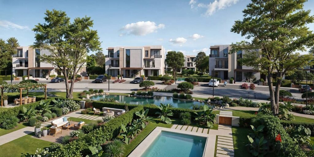 توين دوبلكس للبيع 177 متر في مرحله o views الجديده في كمبوند او ويست اكبر مشاريع اورسكم مباشره علي الواحات  اميز مكان في 6 اكتوبر بسعر الطرح بمقدم 5% 0