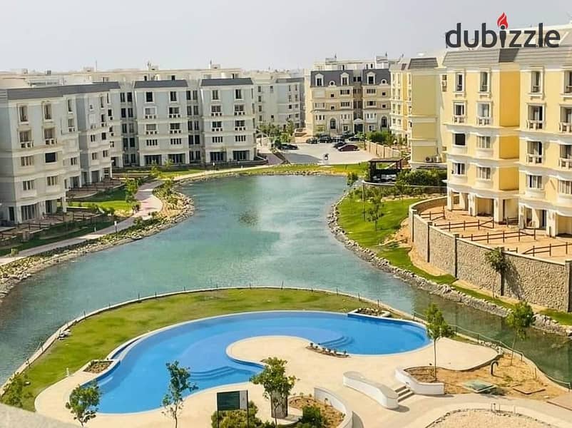 شقة للبيع في كمبوند ماونتين فيو هايد بارك  بالمطبخ فيو علي لاندسكيب مباشرة  تشطيب المالك  التجمع الخامس 0