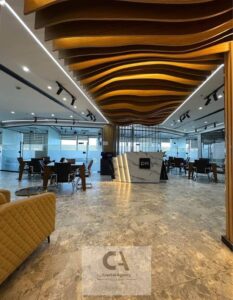 750,400 ج.م مكتب للايجار 469م للايجار متشطب بالكامل _ التسعين الشمالي _ التجمع الخامس