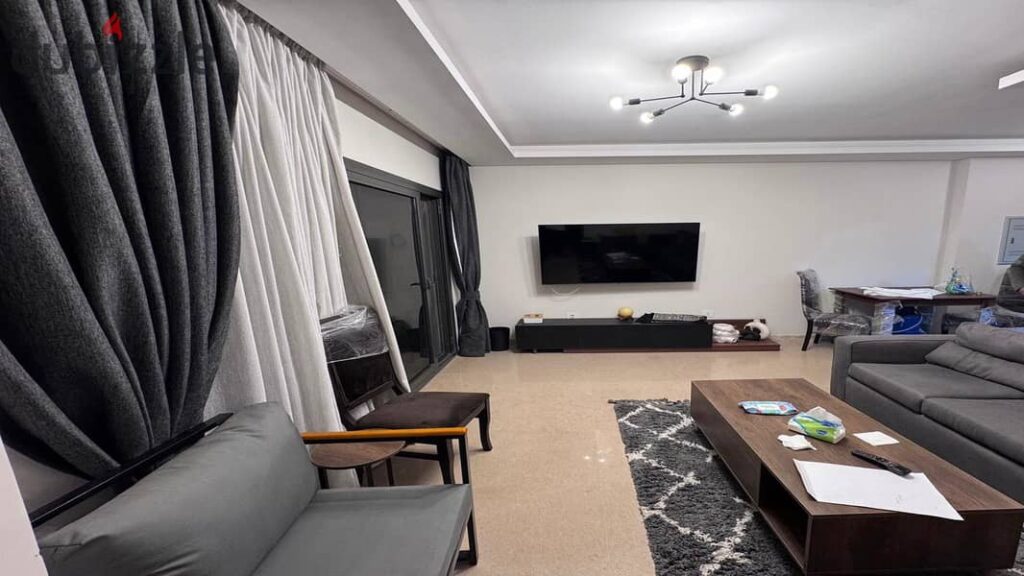 شقة مفروشة غرفتين للايجار في كمبوند أبراج زد ويست الشيخ زايد 0