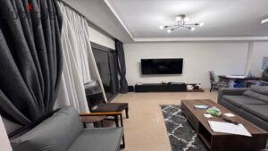 55,000 ج.م شقة مفروشة غرفتين للايجار في كمبوند أبراج زد ويست الشيخ زايد