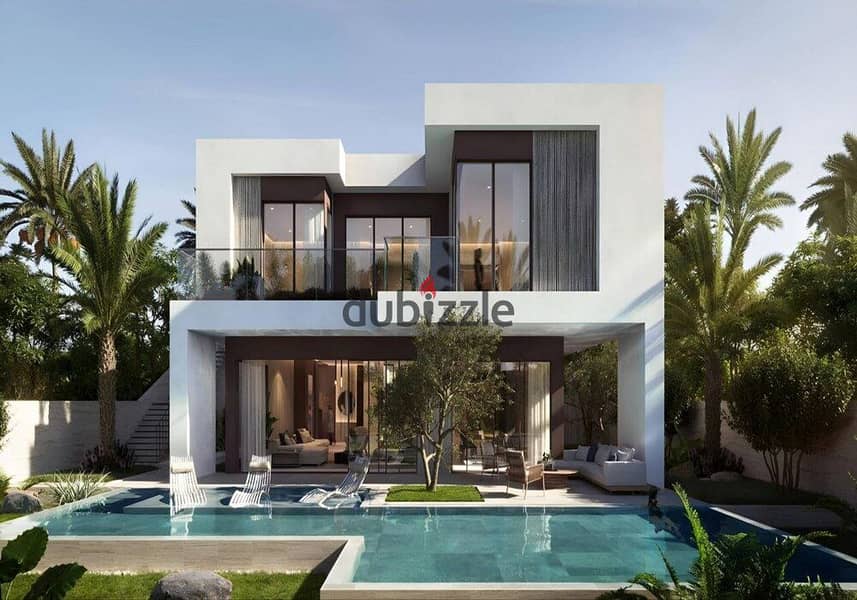 فيلا متشطبه ب سولانا ايست - ريسيل 4 غرف نوم - بفيو مميز و مفتوح علي اللاند سكيب - استلام قريب 0