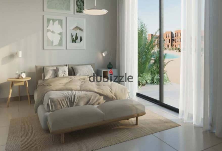 شاليه فاخر للبيع متشطب بالكامل بإطلالة مزدوجة في موقع مميز بالجونة، بأقل سعر مع نظام سداد يصل إلى 5 سنوات – البحر الأحمر – الجونة – سوما باي – مكادي 0