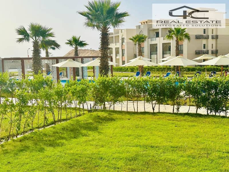 شاليه ارضي بجاردن استلام فوري في جايا الاهلي صبور الساحل الشمالي in Gaia Al Ahly Sabbour North Coast 0