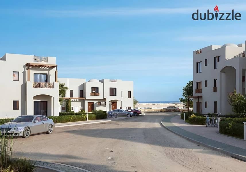 شاليه متشطب بسعر اول طرح للارض بقسط عل 8 سنين فيو مميز على بحر 0