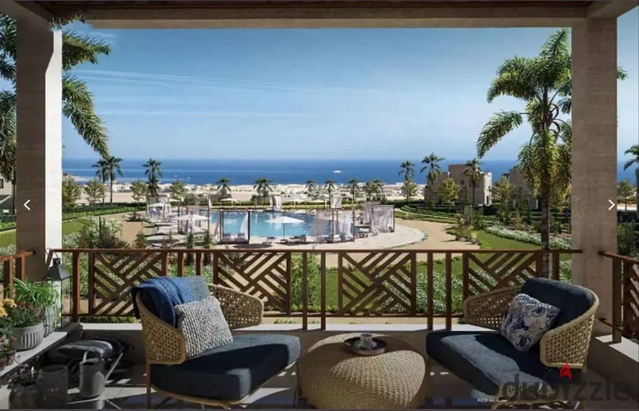 فيلا متشطبه استلام فوري فيو على البحر و لاجون بقسط على 8 سنين باقل سعر في البحر الاحمر 0