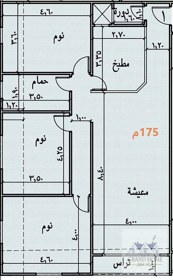 شقة واجهة 175م فيو مفتوح وغرف النوم فيو فيلا خاصة وخطوات من البوابة الثالثة الرئيسية ثالث عمارة من طريق الفيوم مباشرة منطقة (م) 0