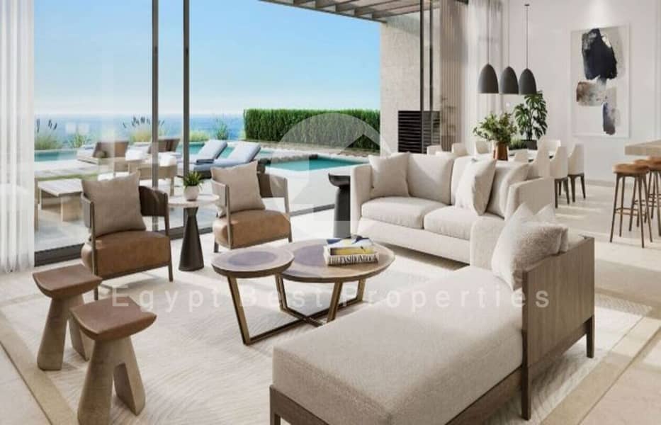 لفترة: امتلك شاليه غرفتين بموقع ممتاز في البحر الاحمر من سوما باي مشطب بالكامل و بخطة تقسيط تصل حتي 7 سنوات || شاليه غرفتين للبيع في البحر الاحمر 0