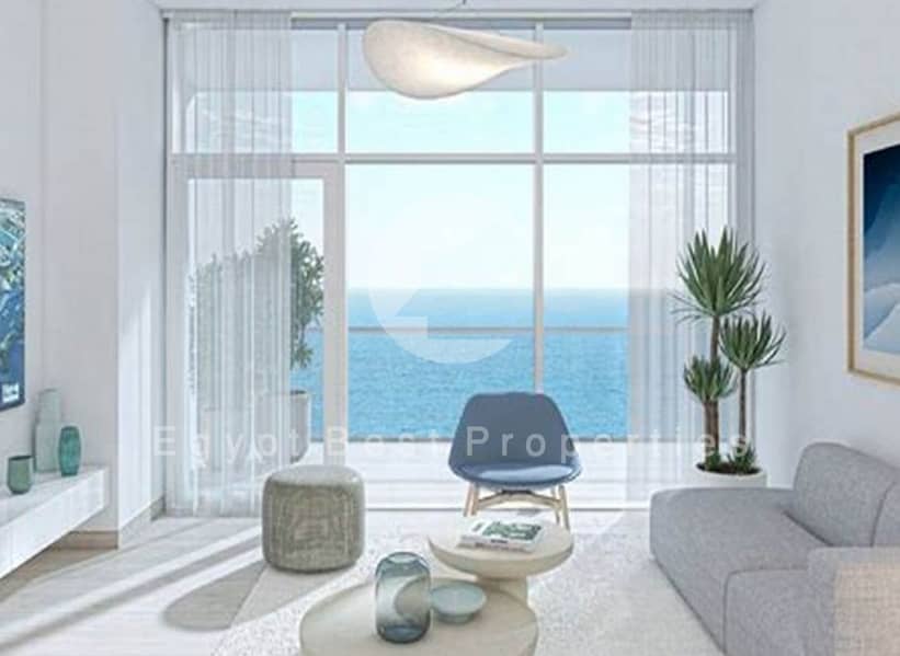 شاليه فاخر بإطلالة بحرية خلابة، جاهز للسكن، للبيع بأقساط ميسرة على مدى 7 سنوات سوما باي 0