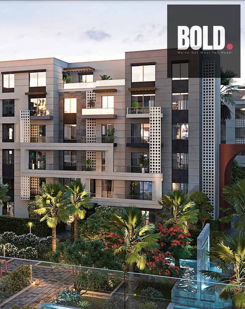 شقة أرضية بغرفتي نوم وحديقة في باديا، مدينة 6 أكتوبر، بسعر أقل من سعر السوق Below Market Price Ground 2BR Garden in Badya 6 october city 0