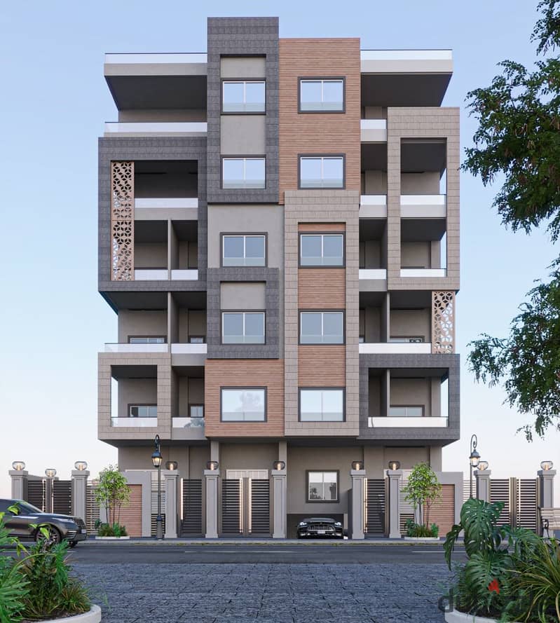 شقه للبيع في قلب الشيخ زايد بمقدم 900 الف وتقسيط علي 4 سنوات 0