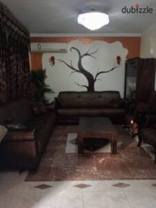 25,000 ج.م شقه مفروشه للايجار في شيراتون المطار تشطيب سوبر لوكس الدور الارضي مدخل خاص بجنينه