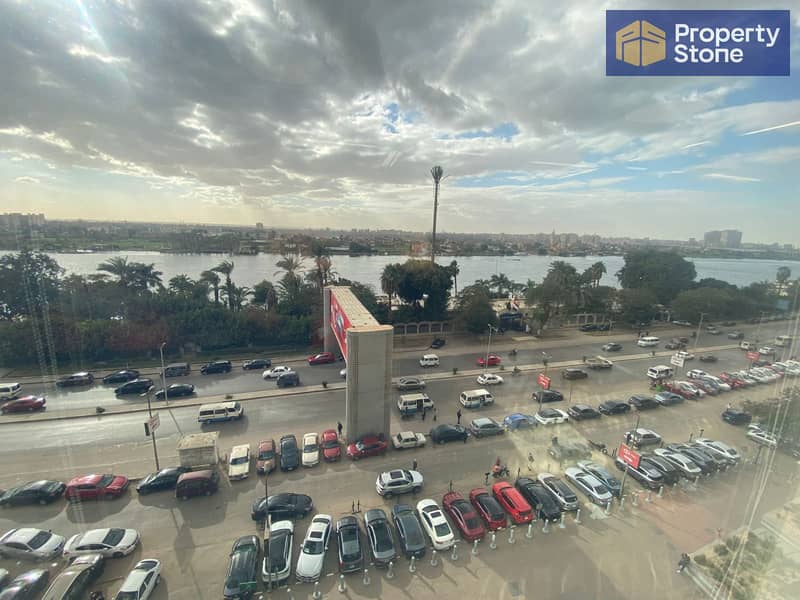 مكتب اداري للايجار ٢٢٠٠متر بمبني اداري شيك ومميز بكورنيش المعادي 0