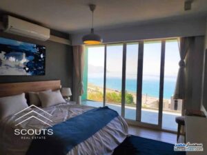 6,200,000 ج.م شالية للبيع جاهز ومتشطب fully finished صف اول علي البحر و اللاجونز بالتقسيط من لافيستا توباز العين السخنة La Vista Topaz بالقرب من بورتو السخنة