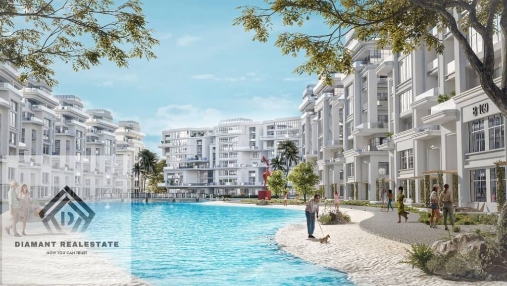 شقه 3غرف للبيع بفيو بانوراما علي اللاجون مباشره باقل سعر للمتر بالR7 بجوار حي السفارات والابراج السياحيه بالتقسيط علي 9 سنين 0