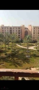 22,000 ج.م لقطه للايجار بالرحاب 90م مفروشه ومكييفه بالكامل فيو وايد جاردن