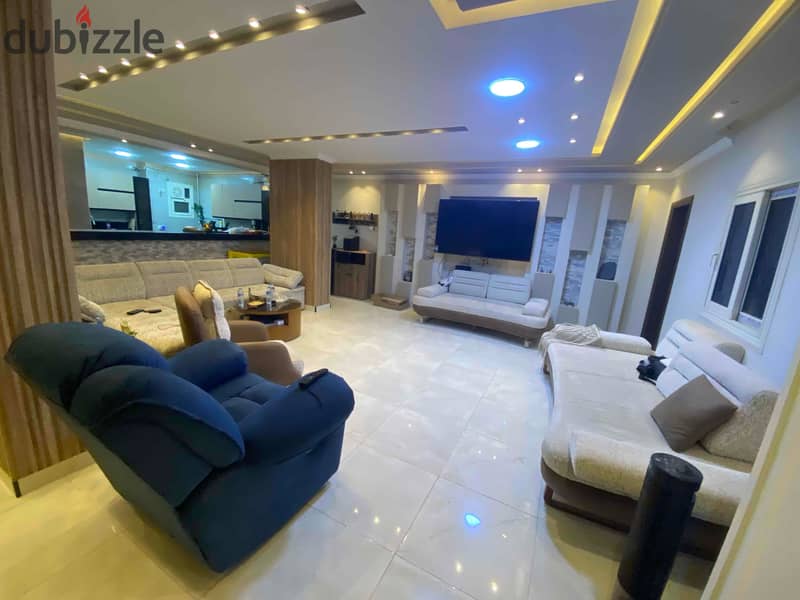 شقة مفروشة بجاردن خاص للبيع اكسترا A Class بأرقى مواقع ن بوابة مينا حدائق الاهرام 0