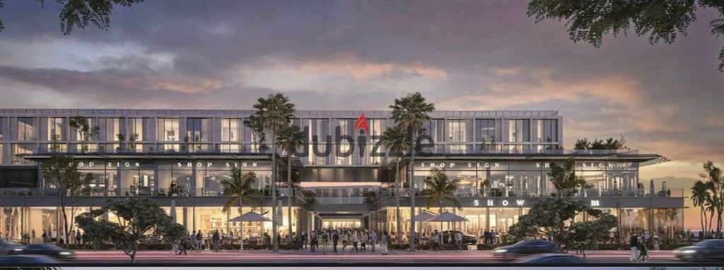 محل ارضي للبيع واجه علي المحور المركزي بجوار القباني للاثاث مول C9- سنترادا بمقدم 1%فقط 0