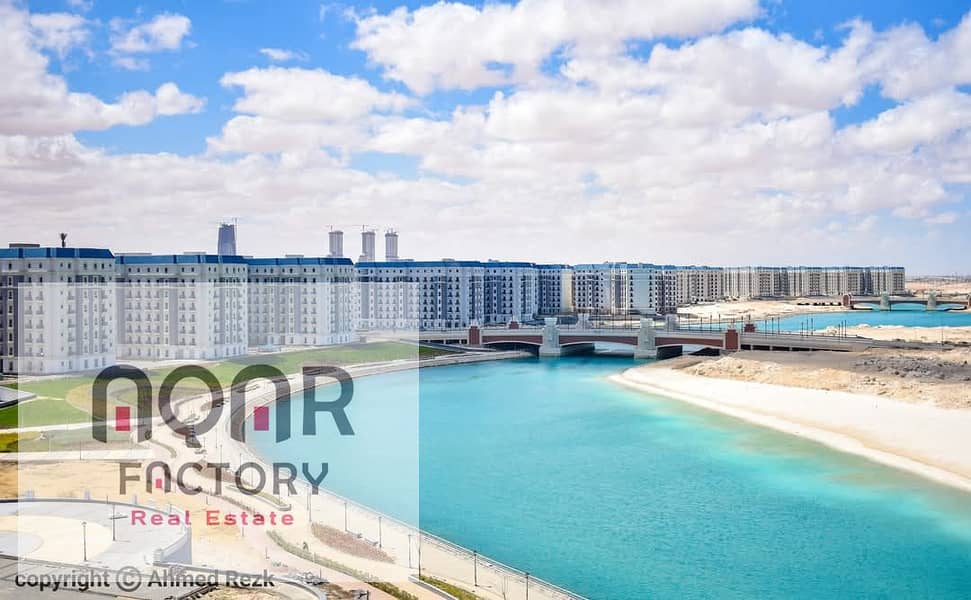 شاليه 142م استلام فوري بقسط 12 سنة – الحي اللاتيني العلمين الجديدة - Latin District – New Alamein- فيو مباشر على البحر 0