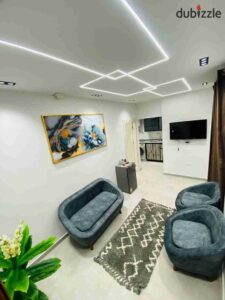 1,500 ج.م استديوا مفروش للإيجار في التجمع الخامس النرجس عمارات