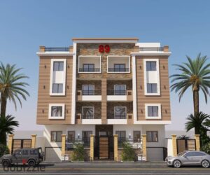 3,060,000 ج.م شقة 170م امامى دبل فيس على شارع وجاردن فى المنطقة الخامسه عمارات قريب من شارع الحرية وكمبوند حسن علام استلام سنه ونصف من المطور مباشر بتسيهلات