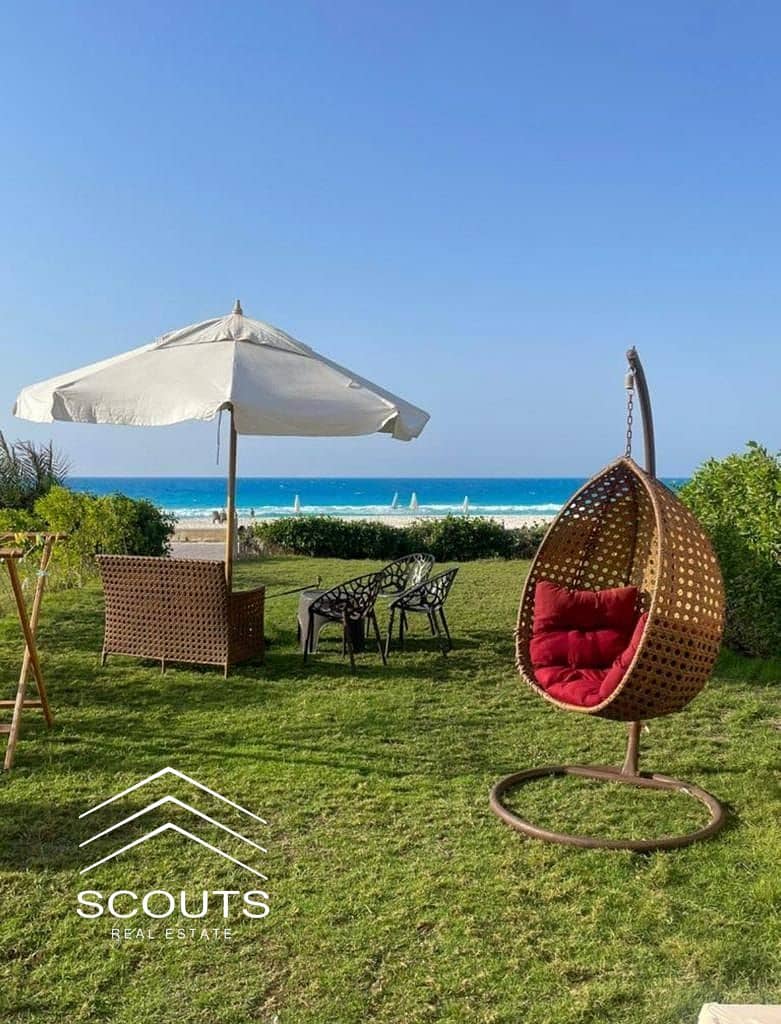 استلام فوري لشاليه واجهه بحري تطل علي البحر وال pool متشطب سوبر لوكس في افضل لوكيشن في العين السخنه ain sokhna علي بعد دقائق من لافيستا 6 lavista 0