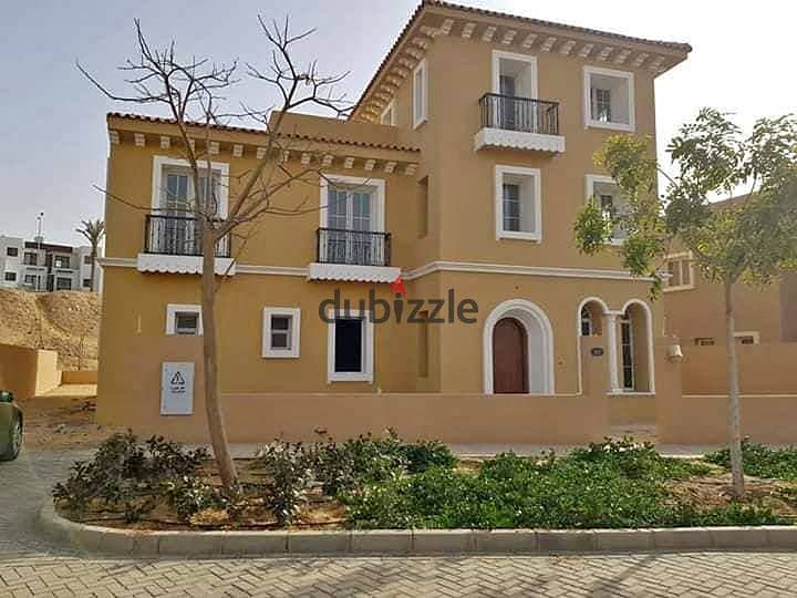 فيلا توين هاوس ريسيل جاهزه ع السكن موقع مميز للبيع في كمبوند ميفيدا اعمار Mivida Emaar 0