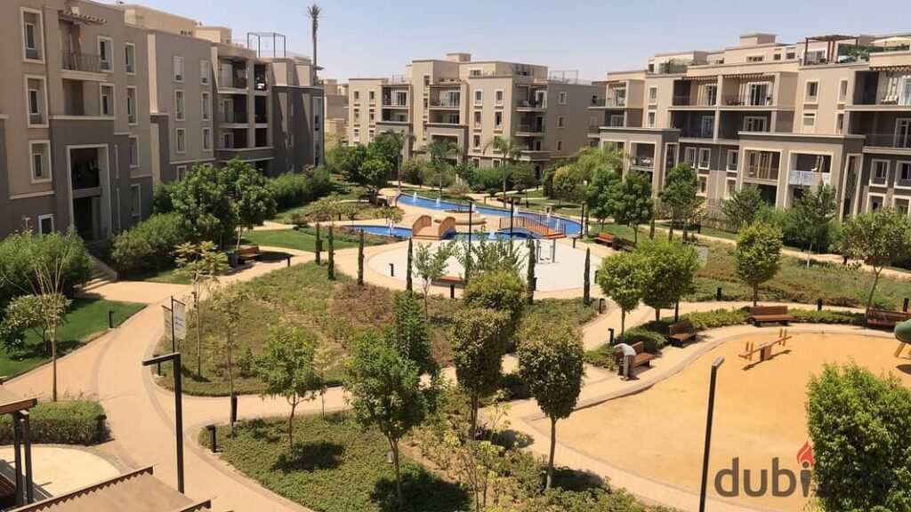 شقه للايجار فى أكتوبر بلازا - سوديك - فيو : لاند سكيب 0