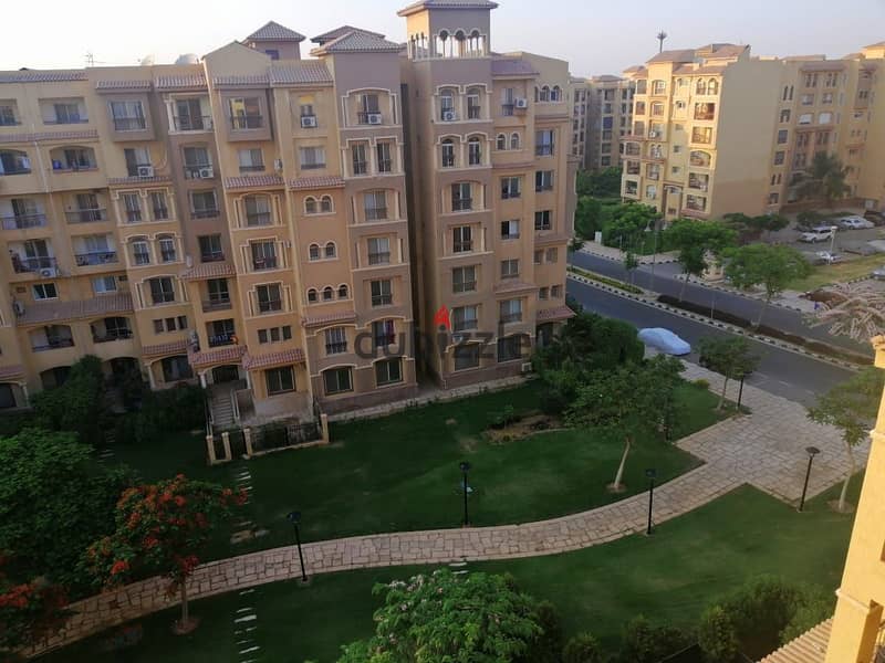 شقة ايجار مفروش 107 متر بمدينتى B1 فيو جلردن 0