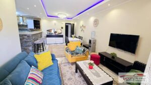 25,000 ج.م شقه تحفه للإيجار مفروش فى مدينتى B7 مساحة 96م تشطيب وفرش مميز