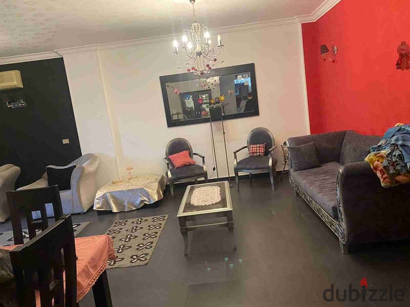 شقه للايجار مفروش بالكامل دور تالت بدون اسانسير بجوار خدمات و بوابه هايبر الخمايل الشيخ زايد 0