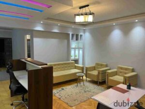 135,000 ج.م مكتب للايجار بمدينه نصر مفروش دور كامل 550م بافخم ابراج مكرم عبيد