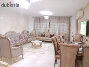 40,000 ج.م بأقل سعر شقة 160م ايجار مفروش في B12 ارضي بجاردن مكيفة بالكامل