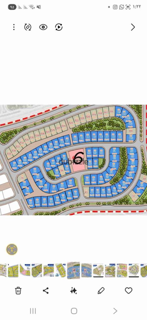 ارض للبيع بمدينة المنصورة بيت الوطن دبل فيس علي شارع رئيسي 500 0