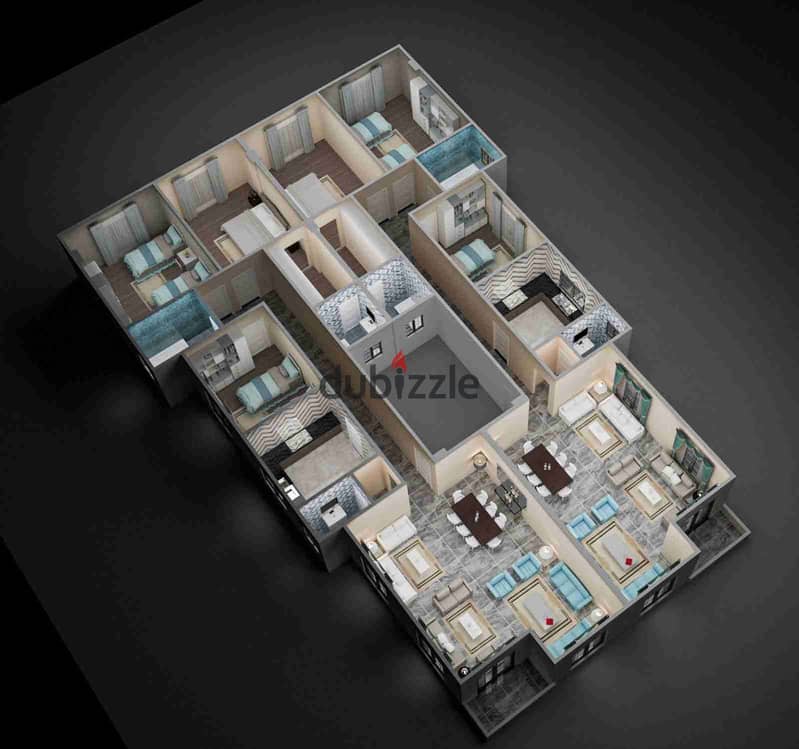 شقه للبيع غرب سوميد منطقة الفلل والقصور مساحه ١٩٠ دبل فيس 0