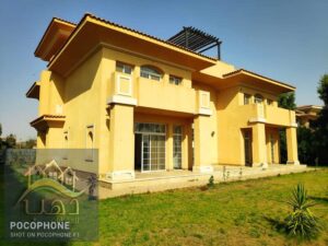 130,000 ج.م فيلا منفصلة للايجار نموذجb فيو الجولف مباشرة 5 غرف و6حمامات فى مدينتى القاهرة الجديدة madinaty. newcairo