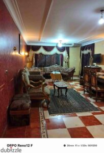 15,000 ج.م شقه مفروشه للايجار زهراء المعادي بالقرب من شارع الخمسين