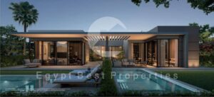 105,000,000 ج.م فيلا فاخره للبيع بموقع مميز واطلاله بانوراميه كامله في سوان ليك ويست بالتقسيط علي 10 سنين