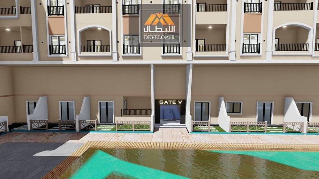 شالية 50م للبيع داخل كمبوند الحجاز جيت علي حمام السباحة وبالتقسيط حتي 36 شهر بدون فوائد 0