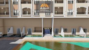 1,200,000 ج.م شالية 50م للبيع داخل كمبوند الحجاز جيت علي حمام السباحة وبالتقسيط حتي 36 شهر بدون فوائد