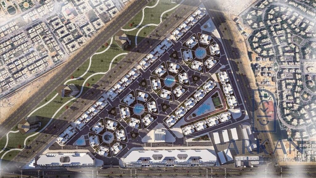 شقه للبيع145متر بكمبوند متكامل الخدمات على شارع زويل الرئيسى بجوار اشجار هايتس بحدائق اكتوبرAM 0